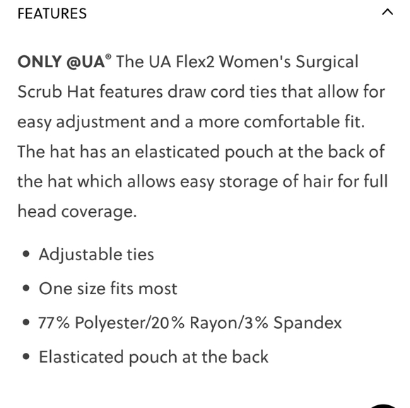 *BUNDLE* set of 2 navy blue scrub bonnets - Picture 3 of 3